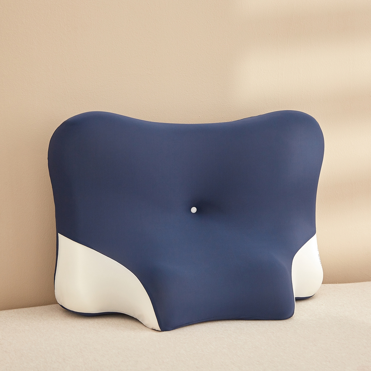 91家纺网 家纺一手货源 找家纺 珍贝家纺 2026新款跨境出口外贸记忆棉多功能慢回弹趴枕睡眠趴睡枕头枕芯 午睡趴枕-大海蓝