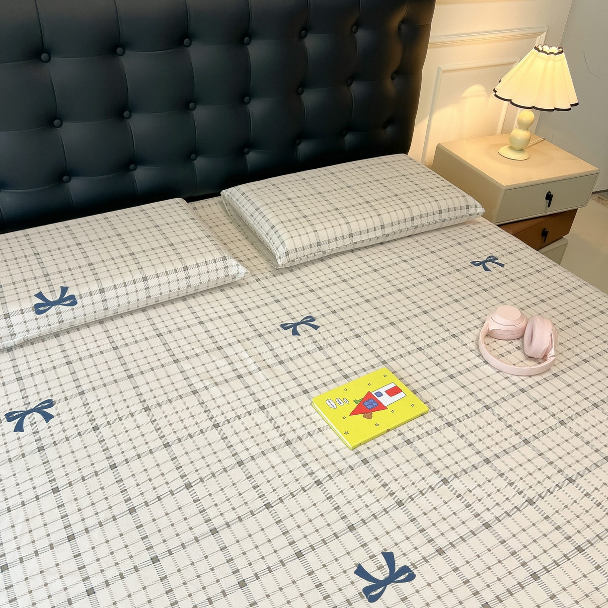 91家纺网 家纺一手货源 找家纺 韩巢家纺 2026新款老粗布床单凉席席子床单单件 格韵【老粗布】