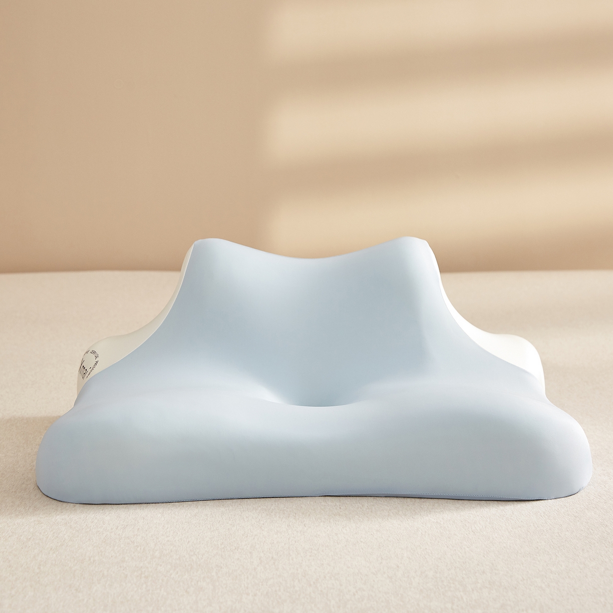 91家纺网 家纺一手货源 找家纺 珍贝家纺 2026新款跨境出口外贸记忆棉多功能慢回弹趴枕睡眠趴睡枕头枕芯 午睡趴枕-天空蓝