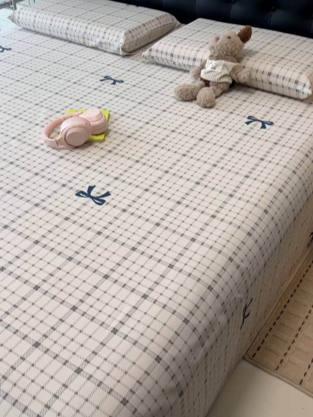 91家纺网 家纺一手货源 找家纺 韩巢家纺 2026新款老粗布床单凉席席子床单单件 格韵【老粗布】