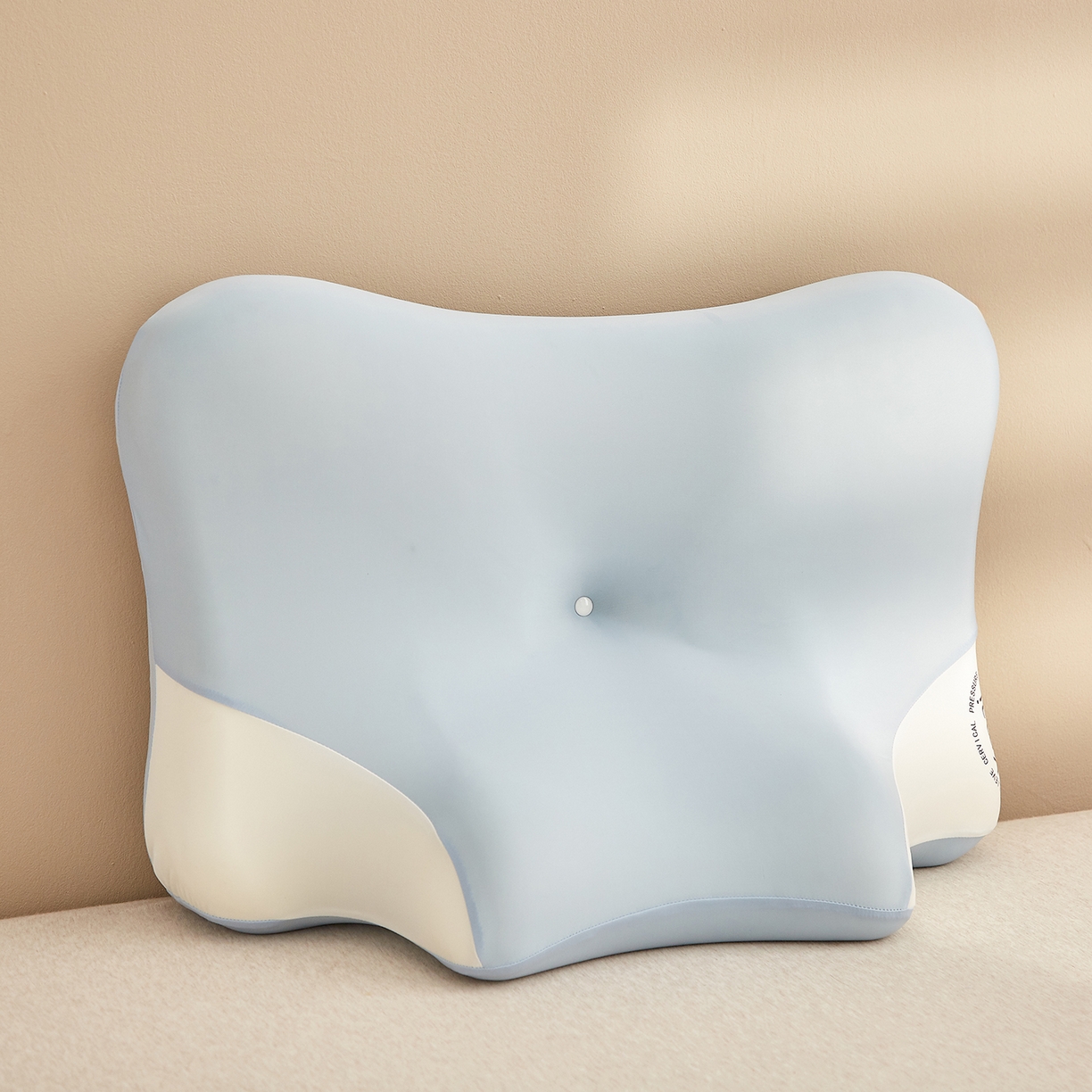 91家纺网 家纺一手货源 找家纺 珍贝家纺 2026新款跨境出口外贸记忆棉多功能慢回弹趴枕睡眠趴睡枕头枕芯 午睡趴枕-天空蓝