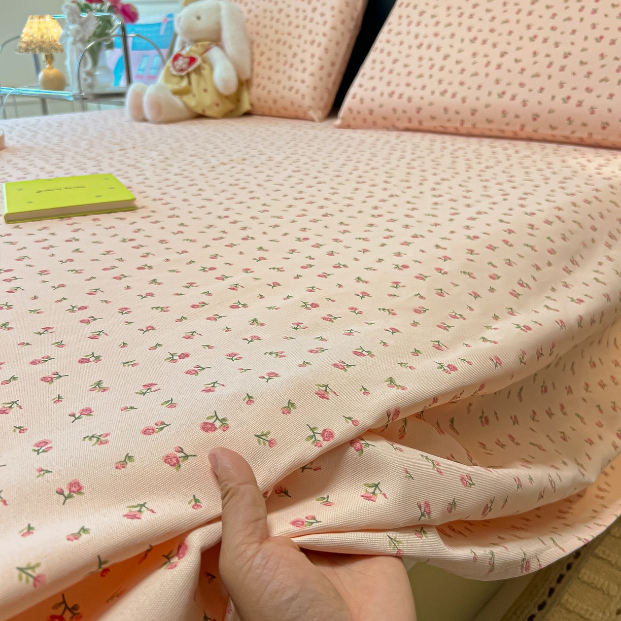 91家纺网 家纺一手货源 找家纺 韩巢家纺 2026新款老粗布床单凉席席子床单单件 花语【老粗布】