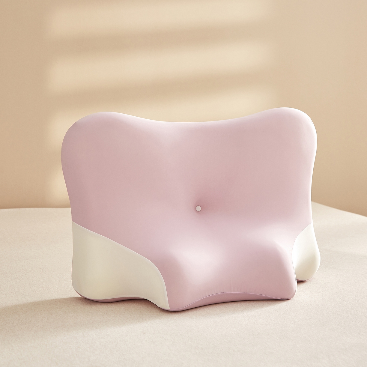 91家纺网 家纺一手货源 找家纺 珍贝家纺 2026新款跨境出口外贸记忆棉多功能慢回弹趴枕睡眠趴睡枕头枕芯 午睡趴枕-樱花粉