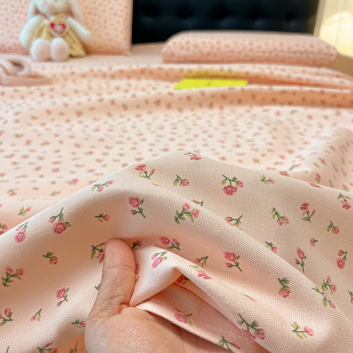 91家纺网 家纺一手货源 找家纺 韩巢家纺 2026新款老粗布床单凉席席子床单单件 花语【老粗布】