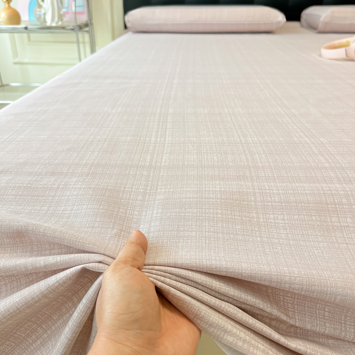 91家纺网 家纺一手货源 找家纺 韩巢家纺 2026新款老粗布床单凉席席子床单单件 静谧【老粗布】静谧【老粗布】