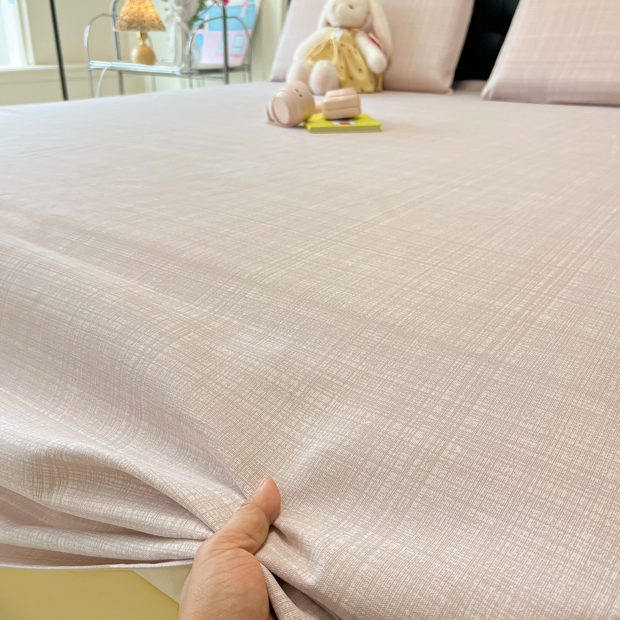 91家纺网 家纺一手货源 找家纺 韩巢家纺 2026新款老粗布床单凉席席子床单单件 静谧【老粗布】静谧【老粗布】