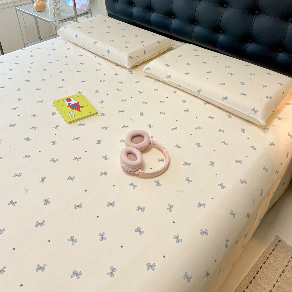 91家纺网 家纺一手货源 找家纺 韩巢家纺 2026新款老粗布床单凉席席子床单单件 兰相思【老粗布】