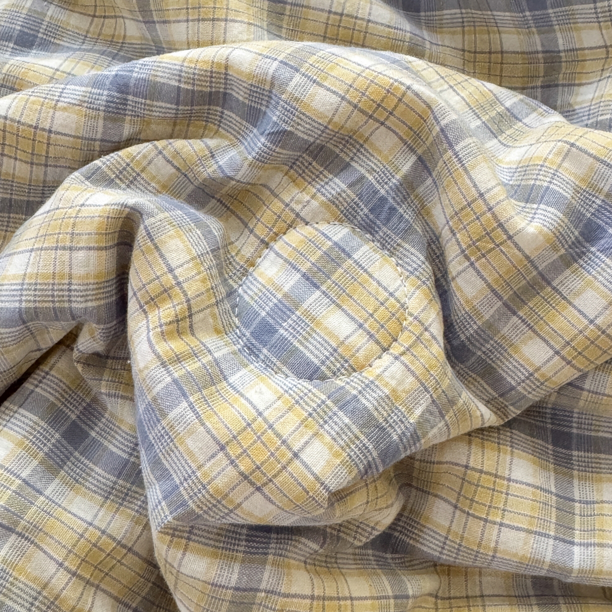 91家纺网 家纺一手货源 找家纺 雯雨家纺 2026新款A类全棉色织里外全棉夏被 米粒兰