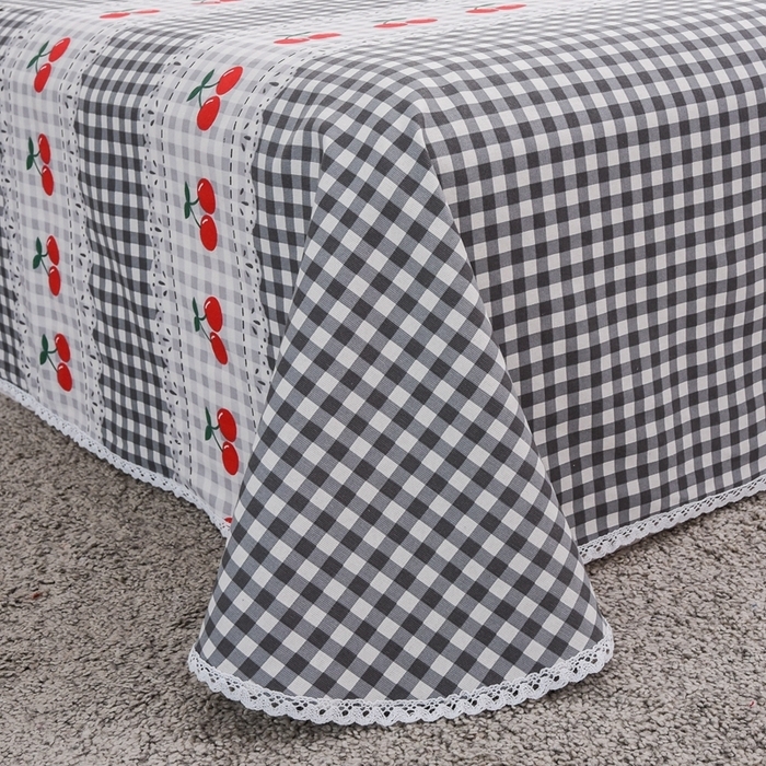 91家纺网 家纺一手货源 找家纺 （总）仟网汇 2026新款老粗布蕾丝花边凉席席子三件套（无纺布手提包装）