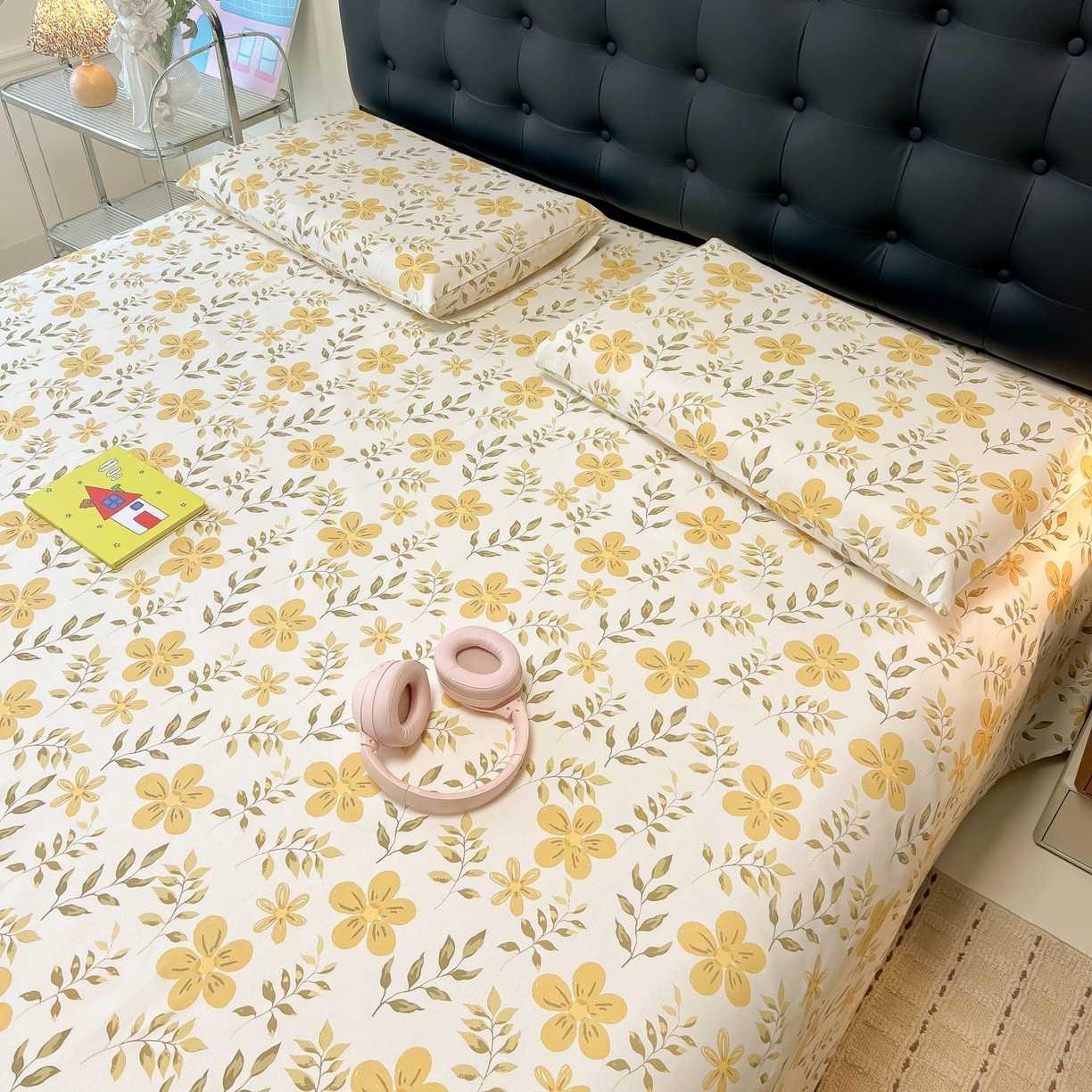 91家纺网 家纺一手货源 找家纺 韩巢家纺 2026新款老粗布床单凉席席子床单单件 暖阳【老粗布】