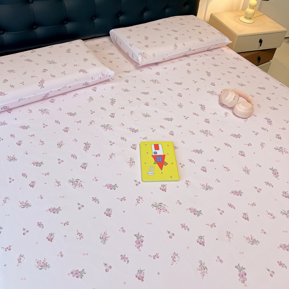 91家纺网 家纺一手货源 找家纺 韩巢家纺 2026新款老粗布床单凉席席子床单单件 葡萄七分甜【老粗布】