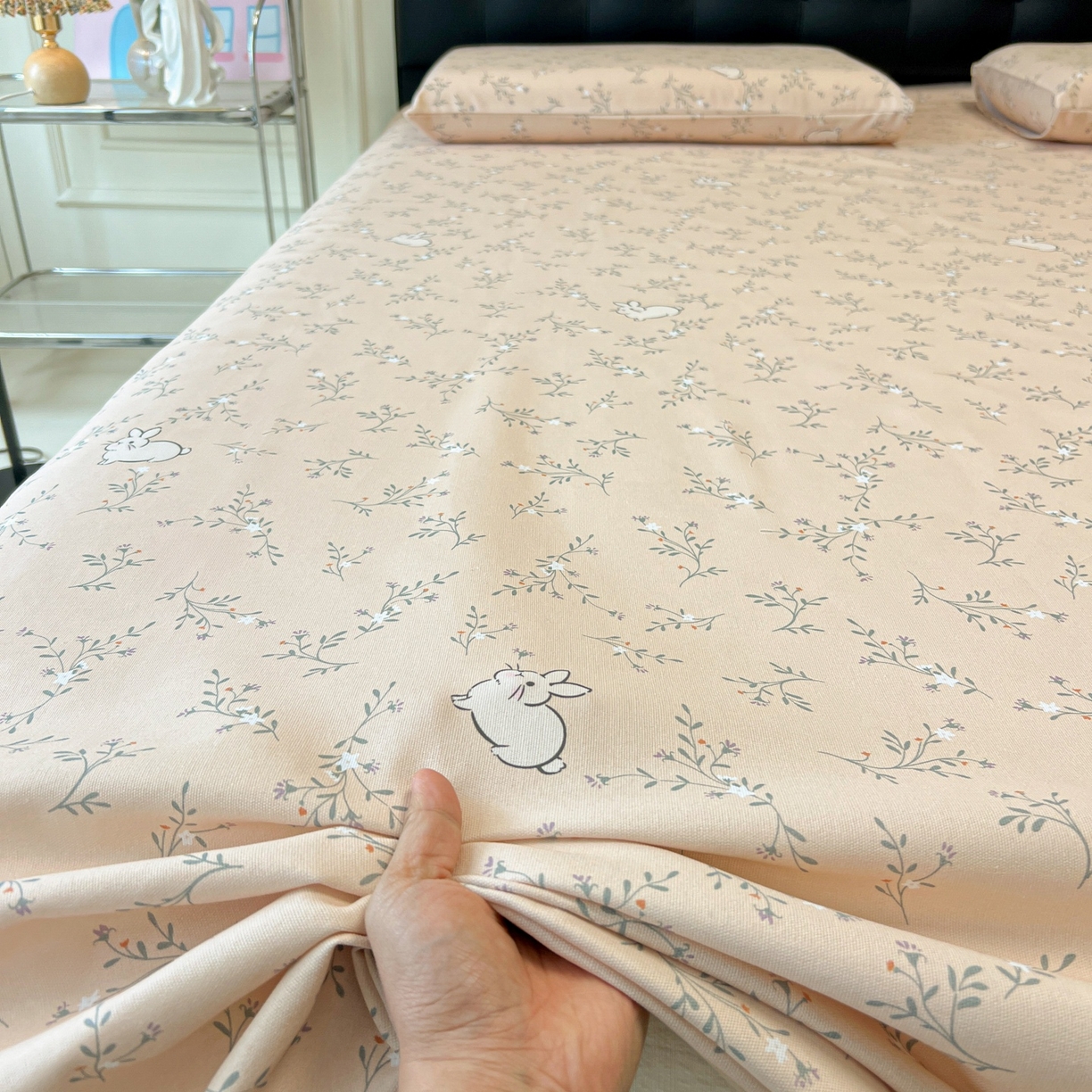 91家纺网 家纺一手货源 找家纺 韩巢家纺 2026新款老粗布床单凉席席子床单单件 森田野园【老粗布】