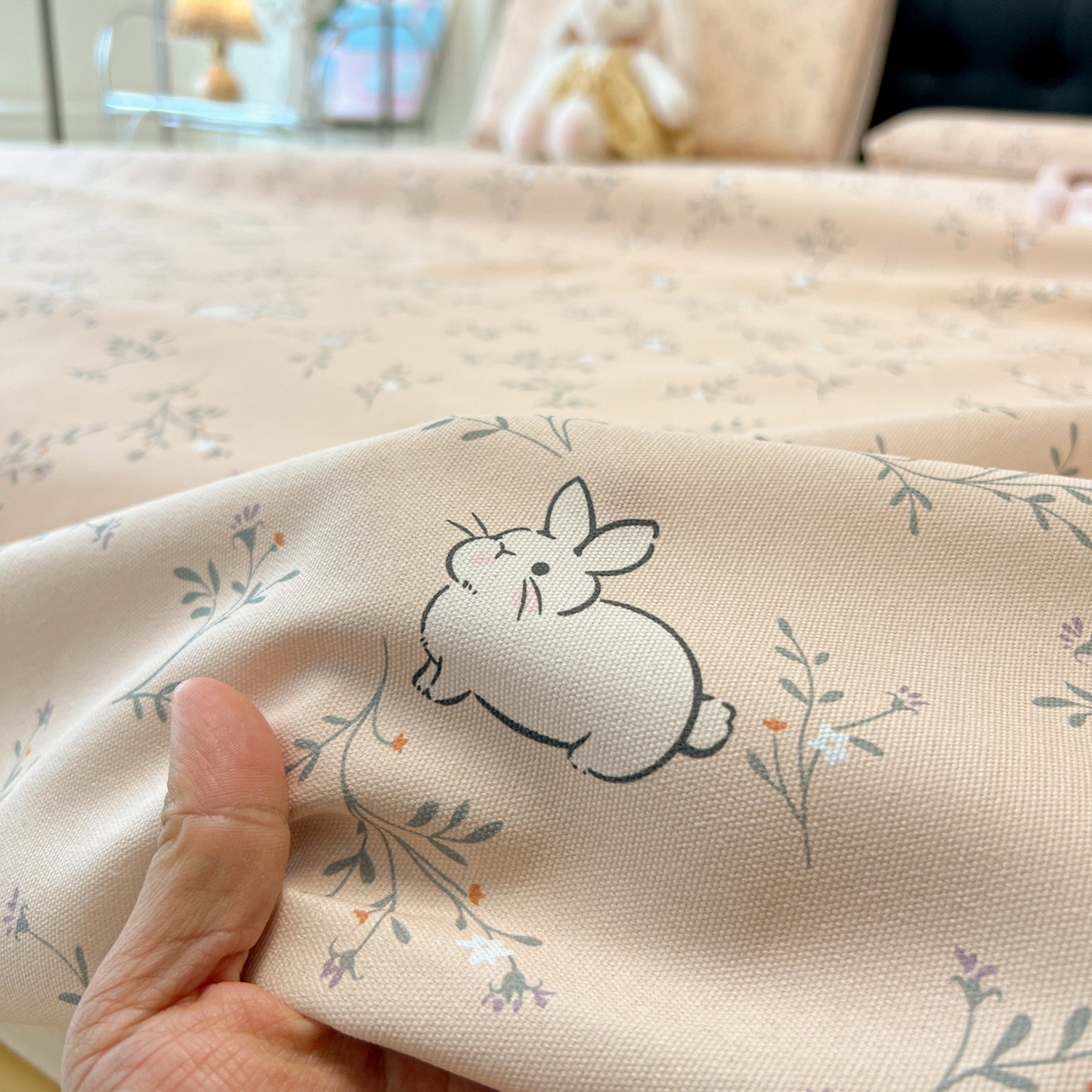 91家纺网 家纺一手货源 找家纺 韩巢家纺 2026新款老粗布床单凉席席子床单单件 森田野园【老粗布】