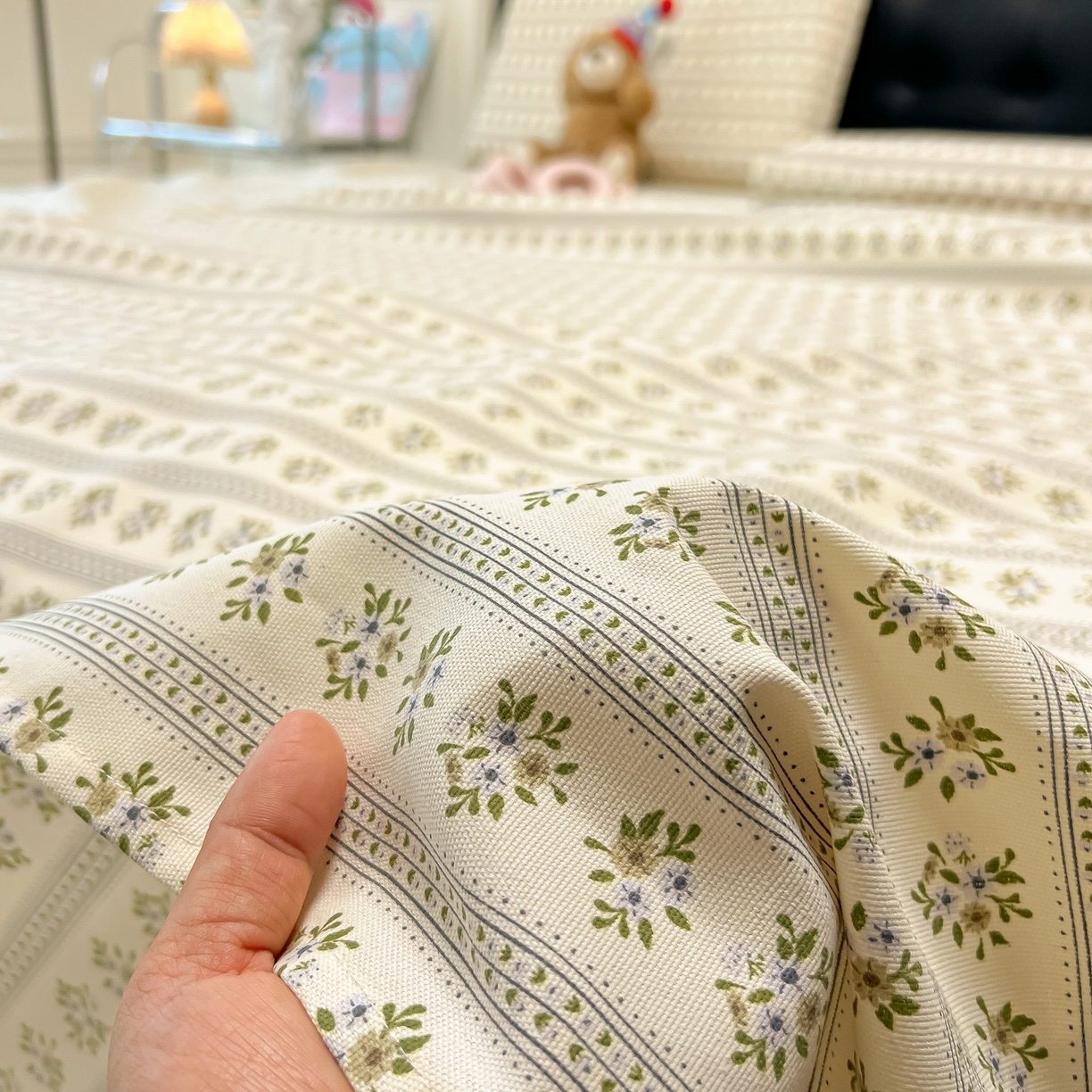 91家纺网 家纺一手货源 找家纺 韩巢家纺 2026新款老粗布床单凉席席子床单单件 素雅【老粗布】