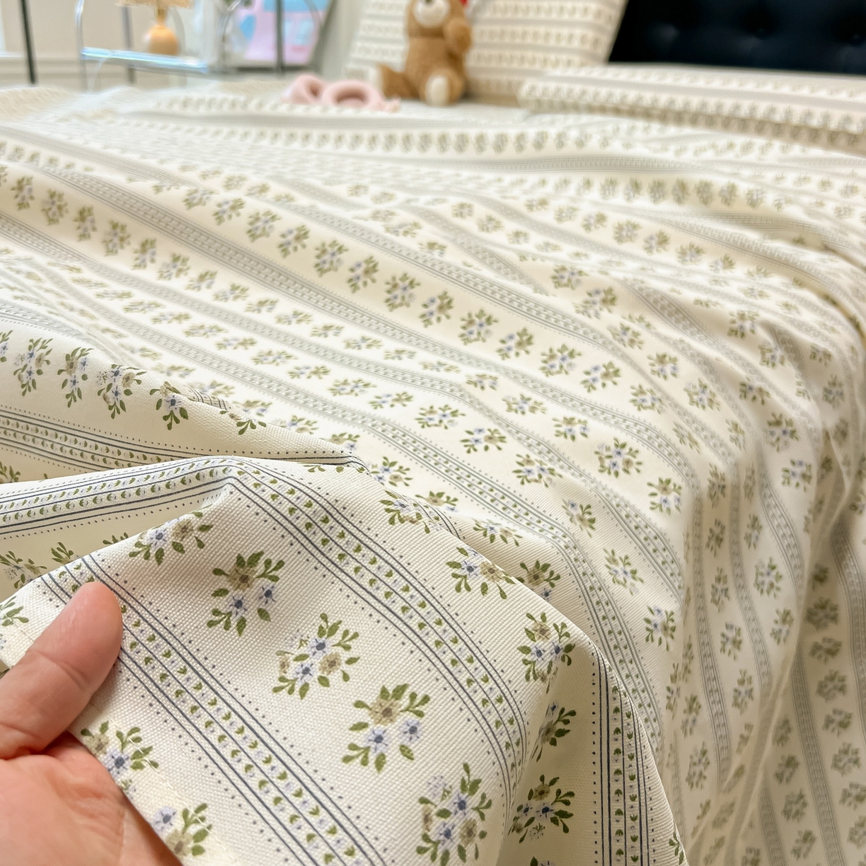 91家纺网 家纺一手货源 找家纺 韩巢家纺 2026新款老粗布床单凉席席子床单单件 素雅【老粗布】