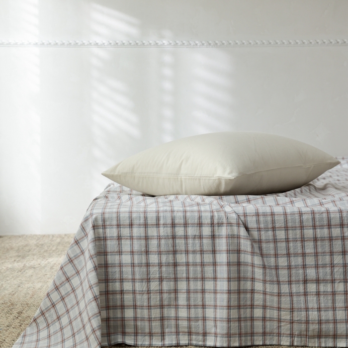 （总）棉眠 2026新款调色盘水洗棉混搭单品系列-格子单床单