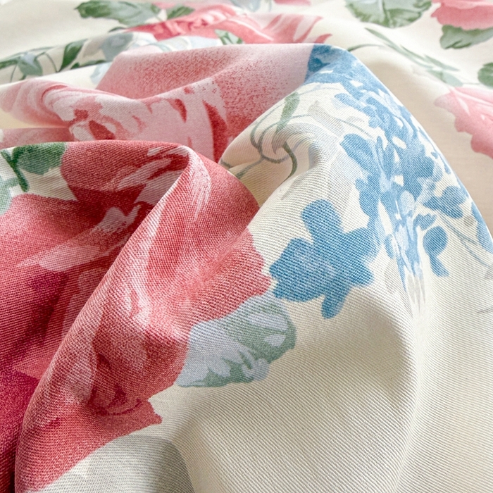 91家纺网 家纺一手货源 找家纺 黛妮雅 2026新款AB版全棉印花单被套床单枕套 送买家秀 花开富贵