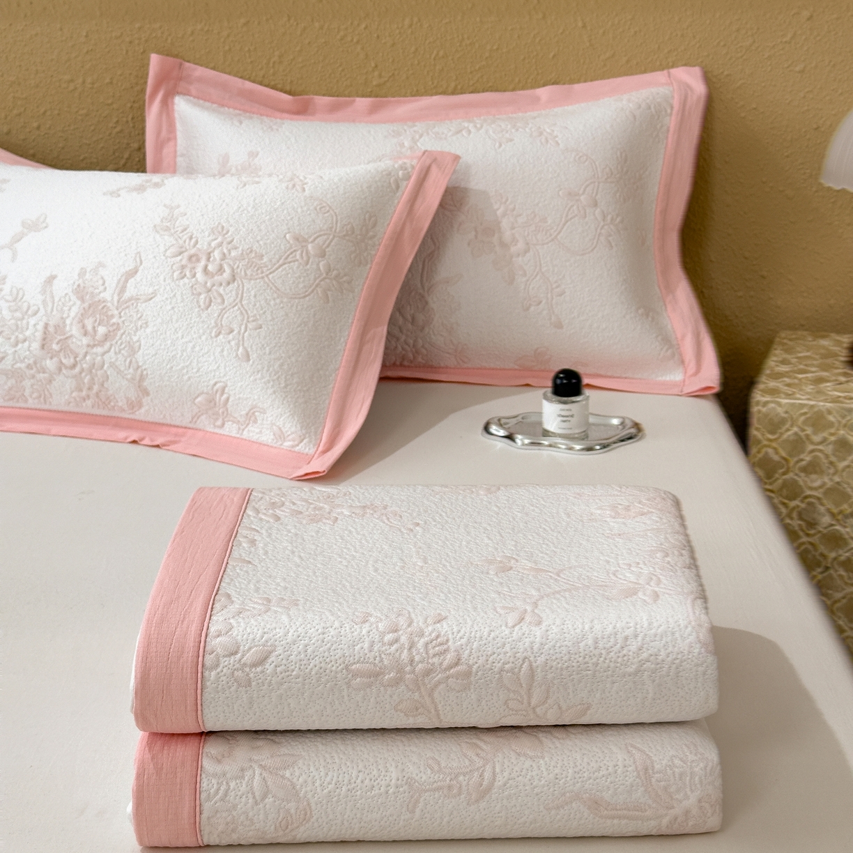 91家纺网 家纺一手货源 找家纺 （总）孩子王家纺 2026新款夏天冰丝A类母婴级凉感值过0.21冰豆豆家用凉席子夏季-思琳娜