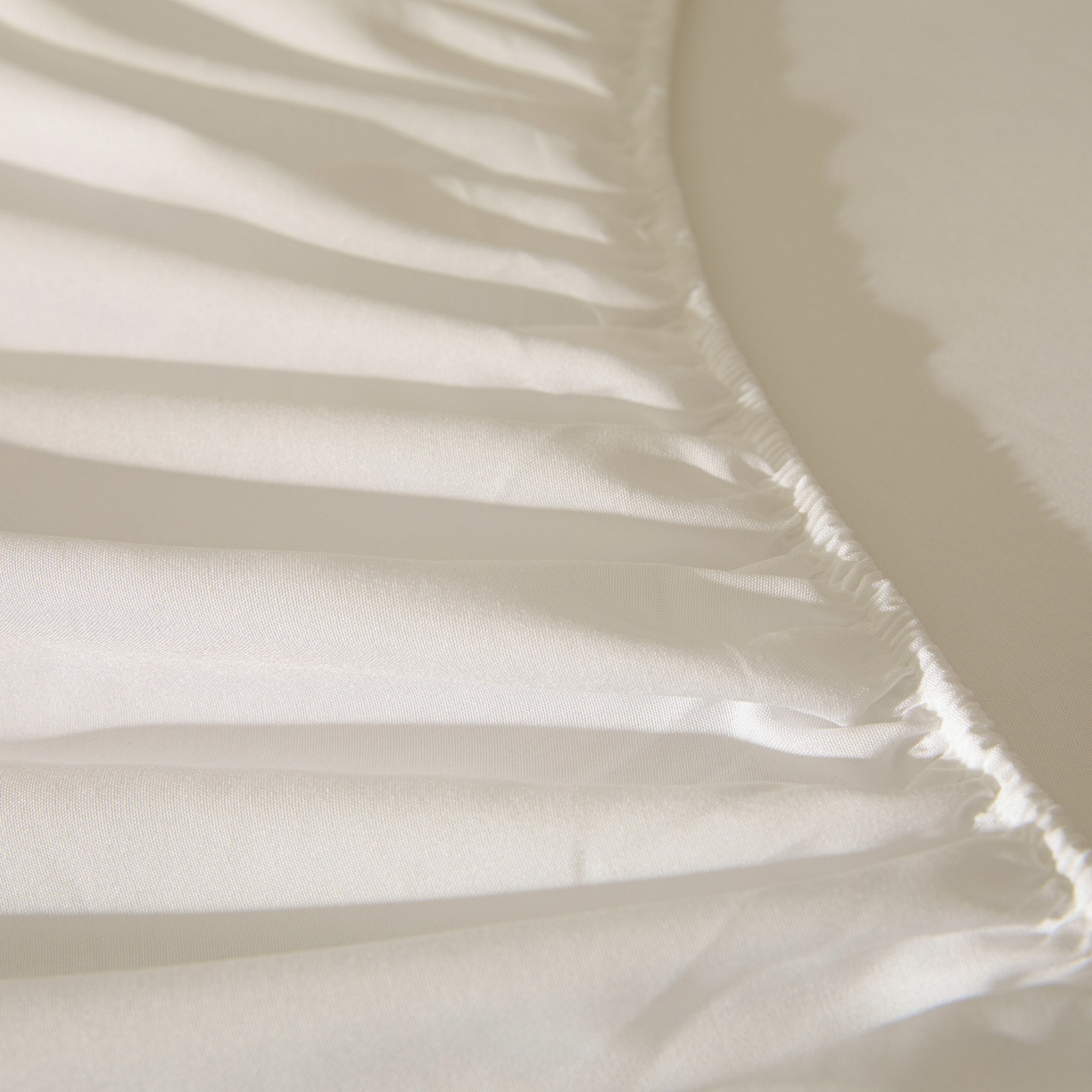 91家纺网 家纺一手货源 找家纺 衿成家纺 2026春夏新款竹纤维床笠凉感纹理感单床笠 床笠单件 竹纤维-白色