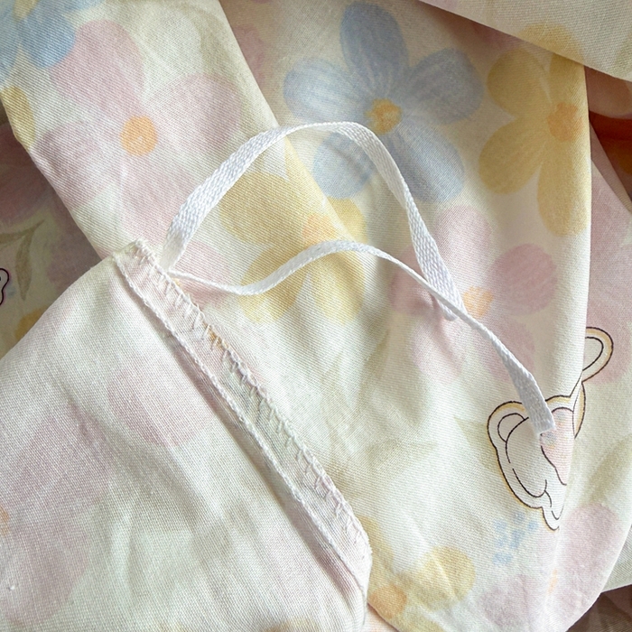 91家纺网 家纺一手货源 找家纺 黛妮雅 2026新款AB版全棉印花单被套床单枕套 送买家秀 花田兔语