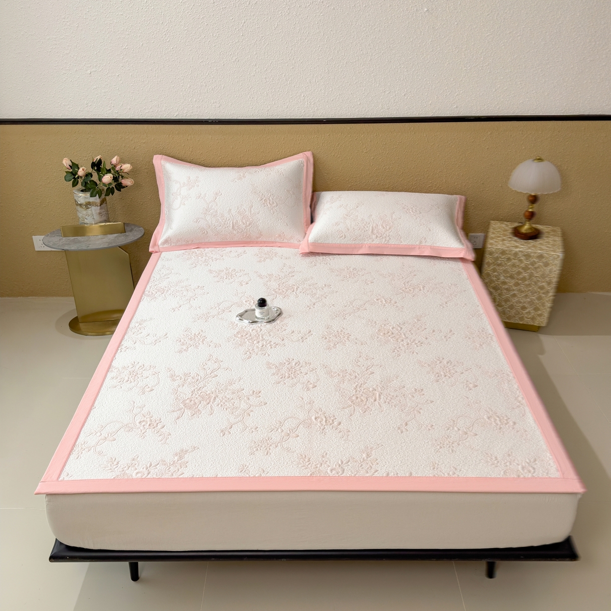 91家纺网 家纺一手货源 找家纺 （总）孩子王家纺 2026新款夏天冰丝A类母婴级凉感值过0.21冰豆豆家用凉席子夏季-思琳娜