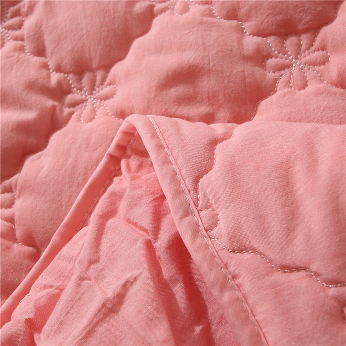 91家纺网 家纺一手货源 找家纺 乐逸家纺 2026新款日式100%全棉色织水洗棉夹棉床笠 日式水洗棉夹棉床笠-西瓜红