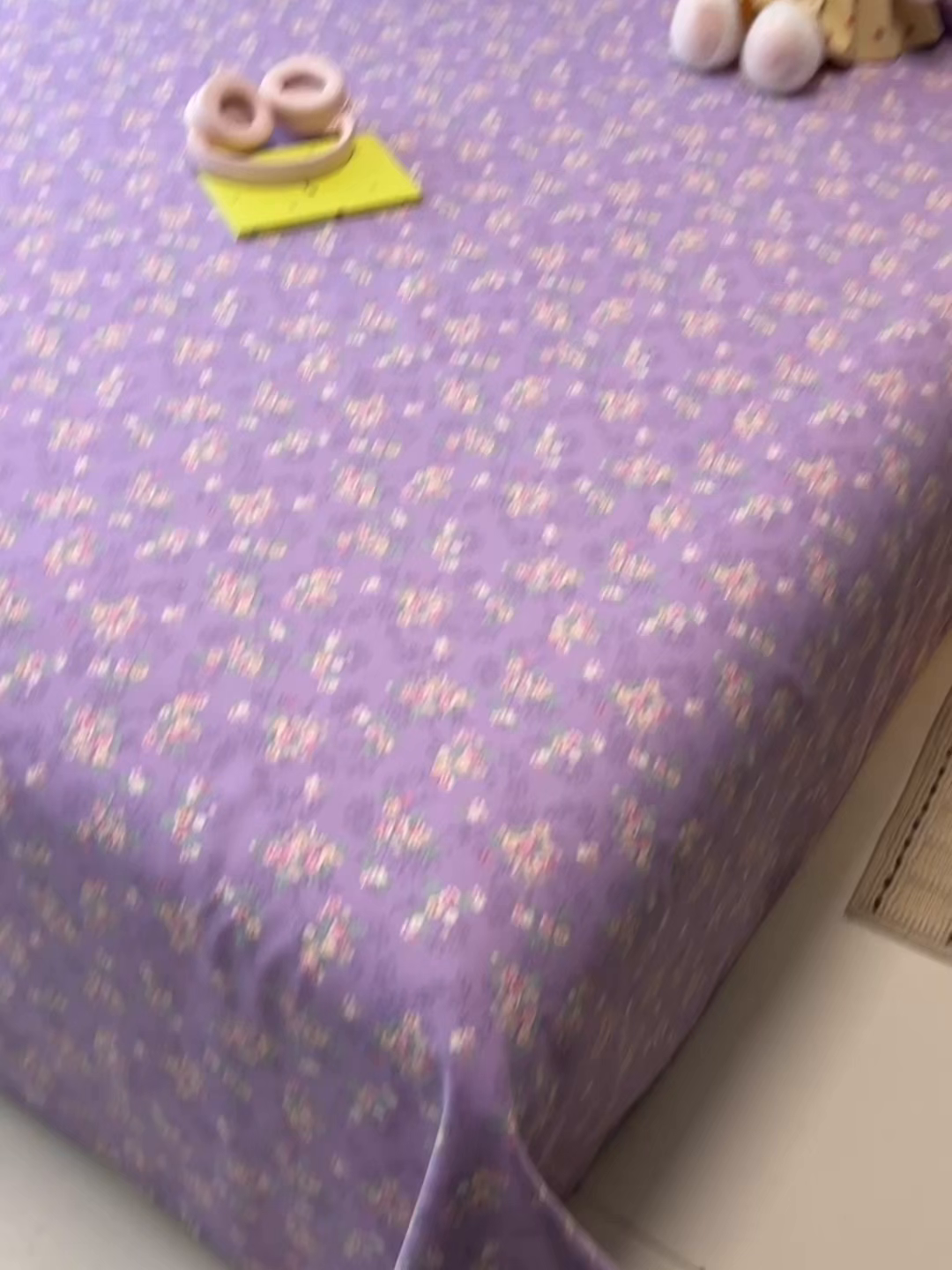 91家纺网 家纺一手货源 找家纺 韩巢家纺 2026新款老粗布床单凉席席子床单单件 紫韵繁花【老粗布】