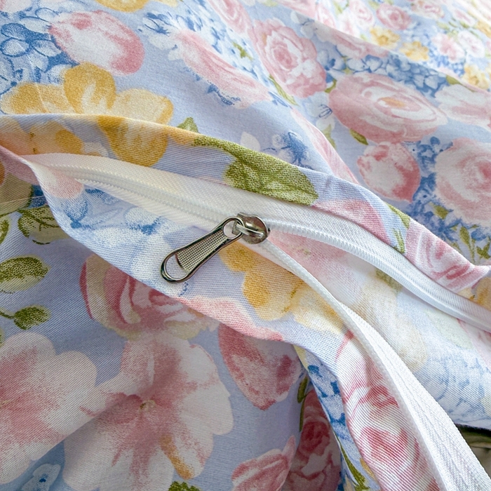 91家纺网 家纺一手货源 找家纺 黛妮雅 2026新款AB版全棉印花单被套床单枕套 送买家秀 罗曼