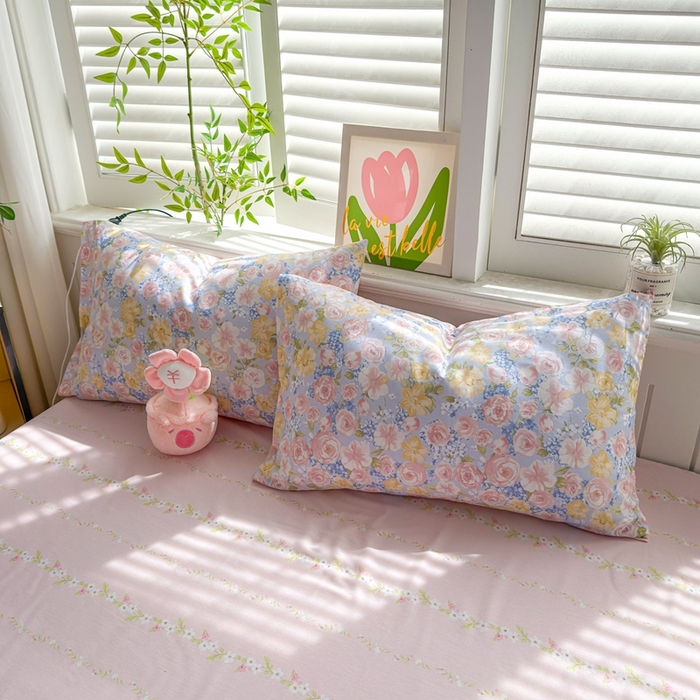 91家纺网 家纺一手货源 找家纺 黛妮雅 2026新款AB版全棉印花单被套床单枕套 送买家秀 罗曼