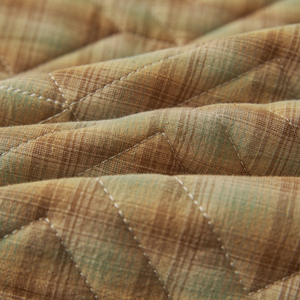 91家纺网 家纺一手货源 找家纺 缦彩 2026新款全棉纯棉水洗棉新疆棉花夹棉格子床笠单品床笠单件 千寻