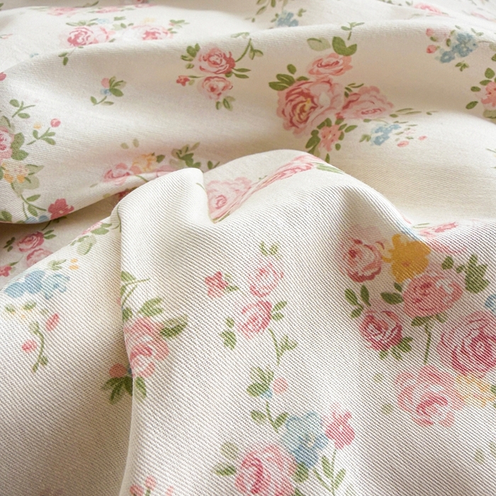 91家纺网 家纺一手货源 找家纺 黛妮雅 2026新款AB版全棉印花单被套床单枕套 送买家秀 唯美花开