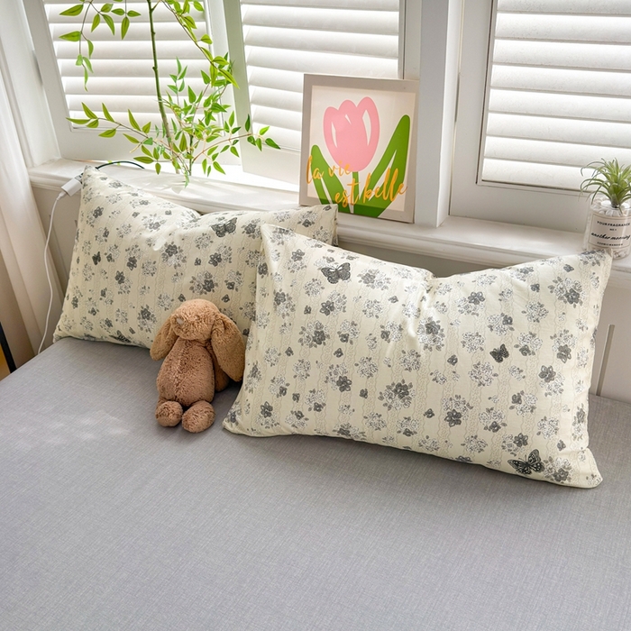 91家纺网 家纺一手货源 找家纺 黛妮雅 2026新款AB版全棉印花单被套床单枕套 送买家秀 蝶舞寻香