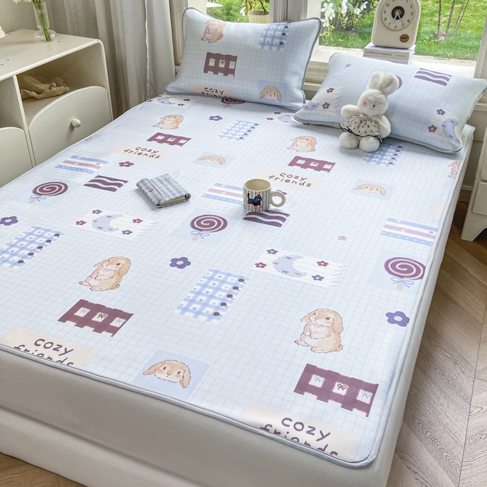 91家纺网 家纺一手货源 找家纺 （总）麋兔 2026新款凉感小冰皮软席席子凉席