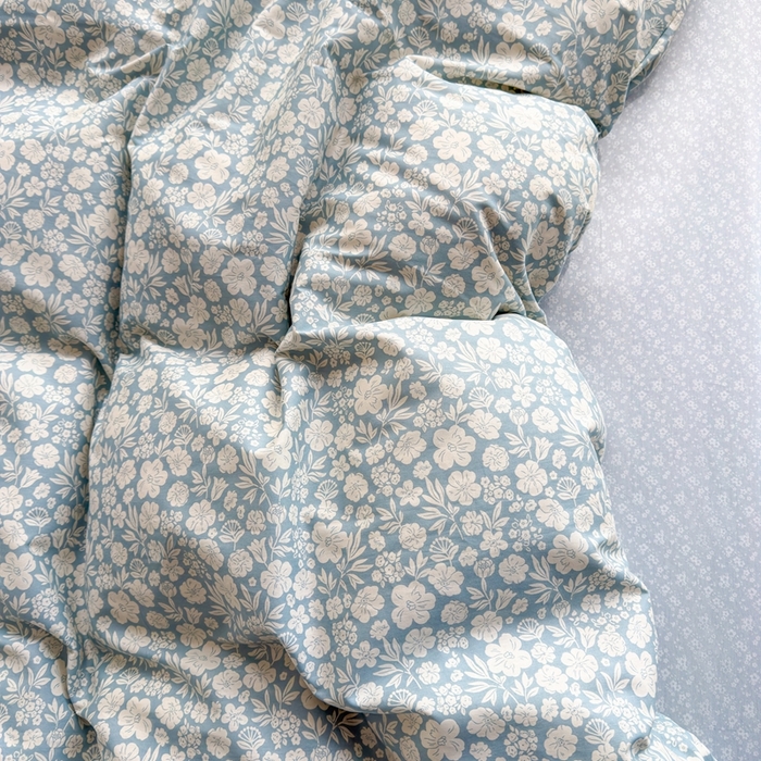 91家纺网 家纺一手货源 找家纺 黛妮雅 2026新款AB版全棉印花单被套床单枕套 送买家秀 青青花蔓