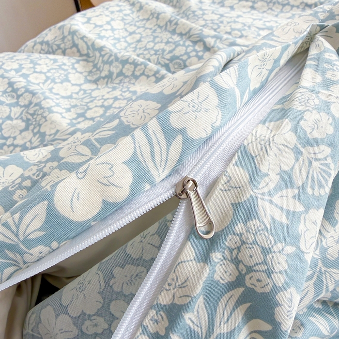 91家纺网 家纺一手货源 找家纺 黛妮雅 2026新款AB版全棉印花单被套床单枕套 送买家秀 青青花蔓