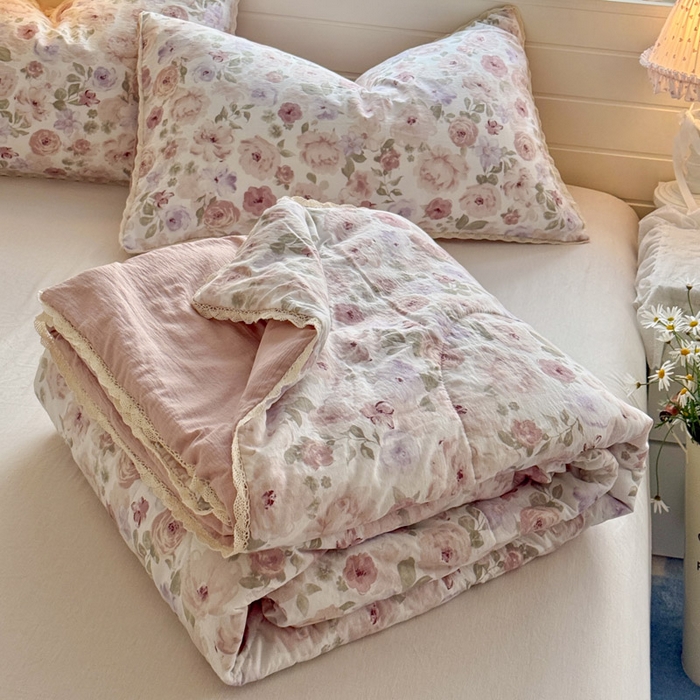 91家纺网 家纺一手货源 找家纺 （总）优承佳生活馆 2026新款云感双层纱抗菌夏被夏凉被空调被