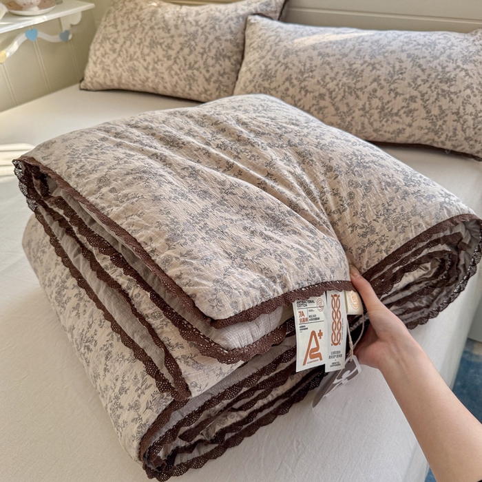 91家纺网 家纺一手货源 找家纺 （总）优承佳生活馆 2026新款云感双层纱抗菌夏被夏凉被空调被