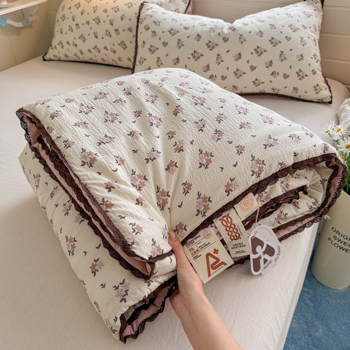 91家纺网 家纺一手货源 找家纺 （总）优承佳生活馆 2026新款云感双层纱抗菌夏被夏凉被空调被