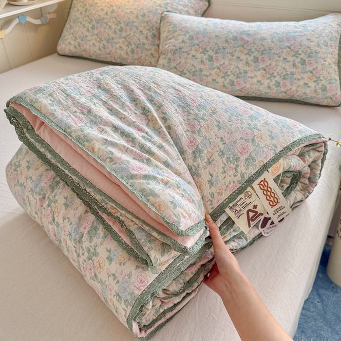 91家纺网 家纺一手货源 找家纺 （总）优承佳生活馆 2026新款云感双层纱抗菌夏被夏凉被空调被