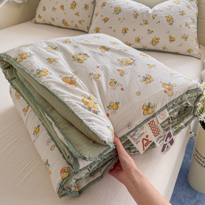 91家纺网 家纺一手货源 找家纺 （总）优承佳生活馆 2026新款云感双层纱抗菌夏被夏凉被空调被