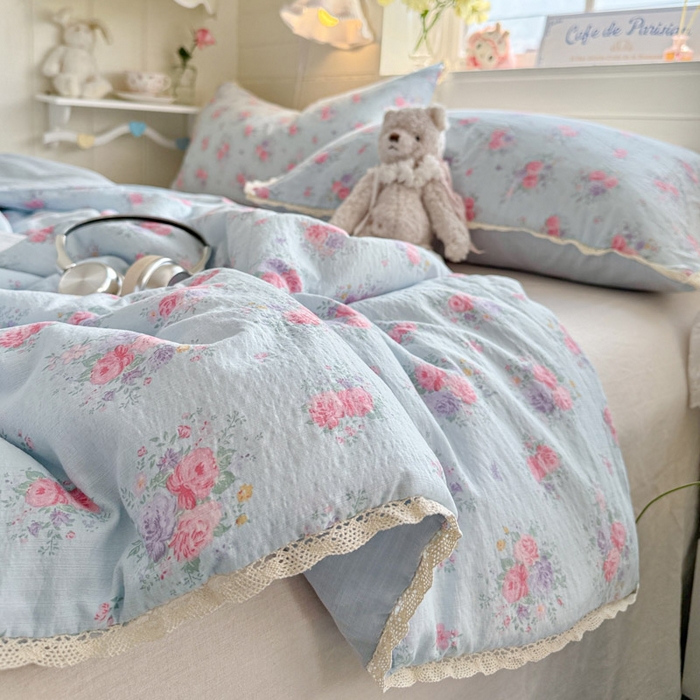 91家纺网 家纺一手货源 找家纺 优承佳生活馆 2026新款云感双层纱抗菌夏被夏凉被空调被 满山野