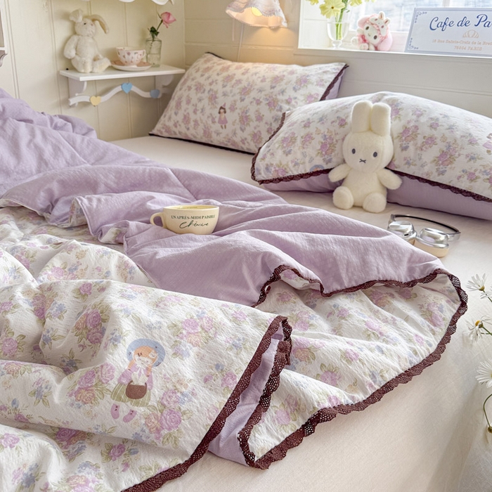 91家纺网 家纺一手货源 找家纺 优承佳生活馆 2026新款云感双层纱抗菌夏被夏凉被空调被 甜心宝贝