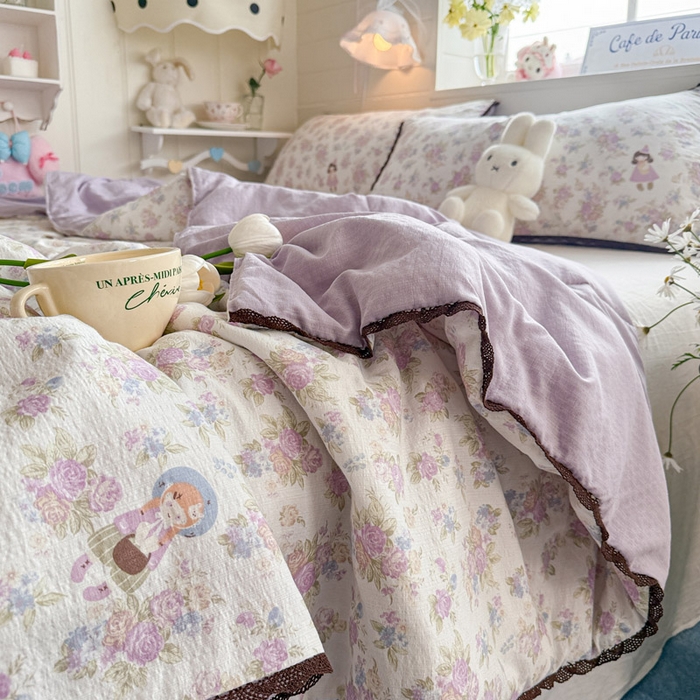 91家纺网 家纺一手货源 找家纺 优承佳生活馆 2026新款云感双层纱抗菌夏被夏凉被空调被 甜心宝贝