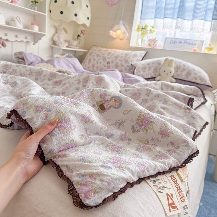 91家纺网 家纺一手货源 找家纺 优承佳生活馆 2026新款云感双层纱抗菌夏被夏凉被空调被 甜心宝贝