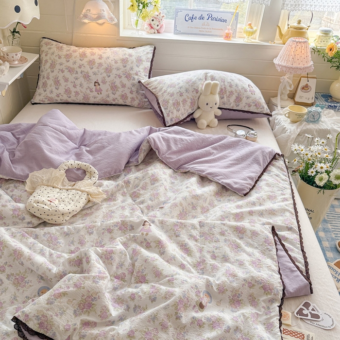 91家纺网 家纺一手货源 找家纺 优承佳生活馆 2026新款云感双层纱抗菌夏被夏凉被空调被 甜心宝贝