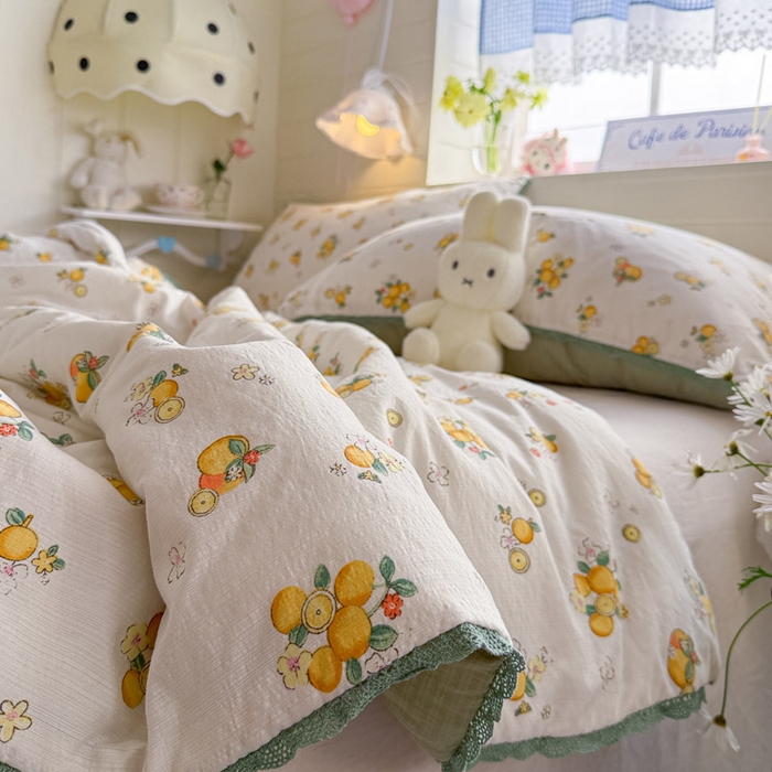 91家纺网 家纺一手货源 找家纺 优承佳生活馆 2026新款云感双层纱抗菌夏被夏凉被空调被 橘子海