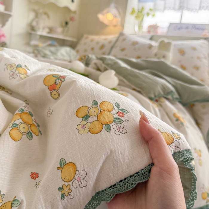 91家纺网 家纺一手货源 找家纺 优承佳生活馆 2026新款云感双层纱抗菌夏被夏凉被空调被 橘子海