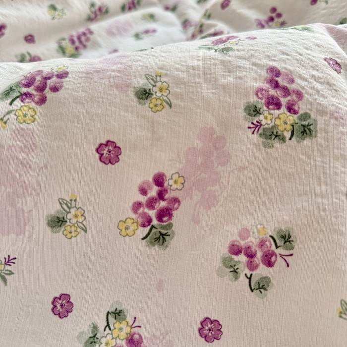 91家纺网 家纺一手货源 找家纺 优承佳生活馆 2026新款云感双层纱抗菌夏被夏凉被空调被 粉紫绮梦