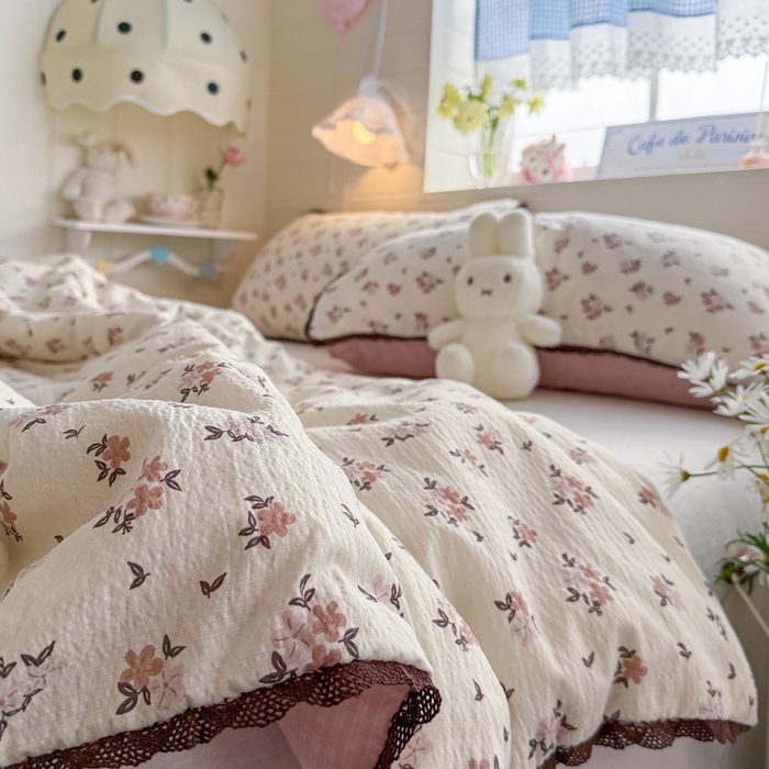 91家纺网 家纺一手货源 找家纺 优承佳生活馆 2026新款云感双层纱抗菌夏被夏凉被空调被 花枝语