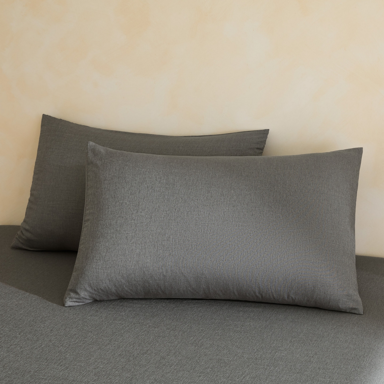 91家纺网 家纺一手货源 找家纺 衿成家纺 2026春夏新款竹纤维床笠凉感纹理感单床笠 床笠单件 竹纤维-浅灰